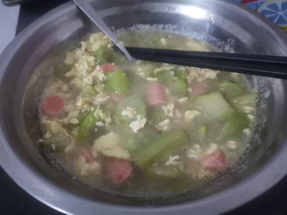 丝瓜鸡蛋汤