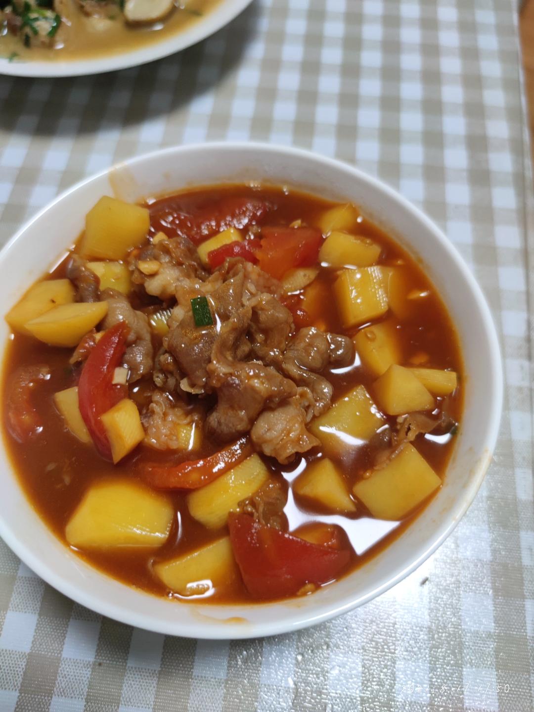 超开胃的番茄土豆肥牛汤‼️下米饭无敌了