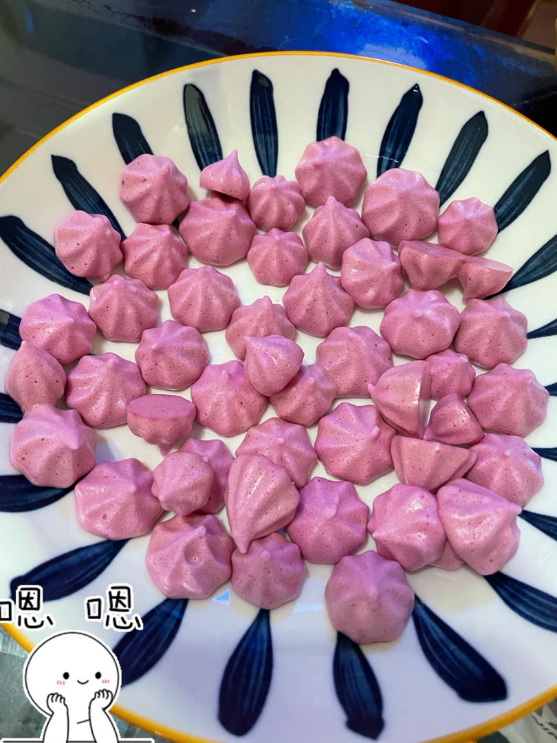 百分之九十九成功的专业版火龙果溶豆做法附蛋白霜打发视频