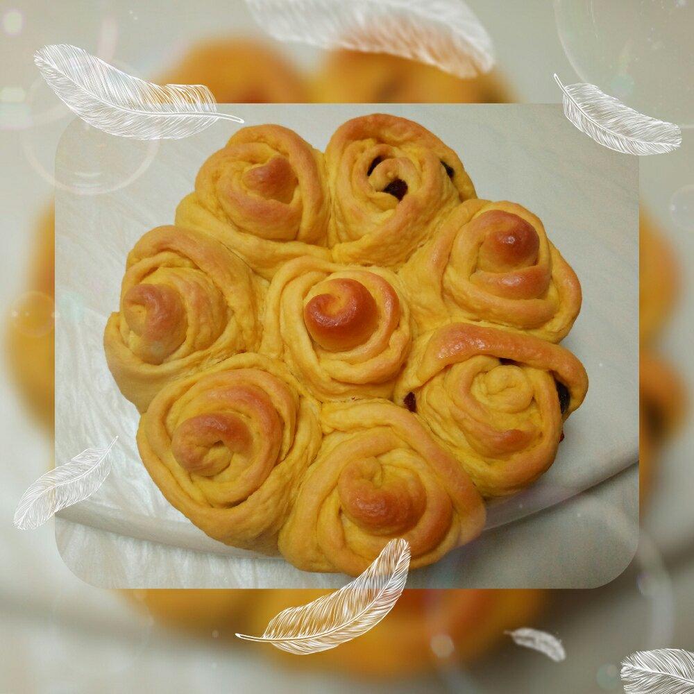 蔓越莓南瓜无水面包