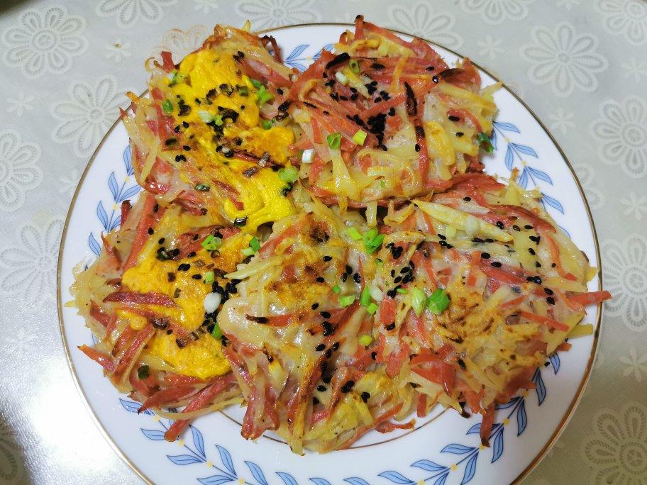 小吃糕点-蔬菜鸡蛋饼