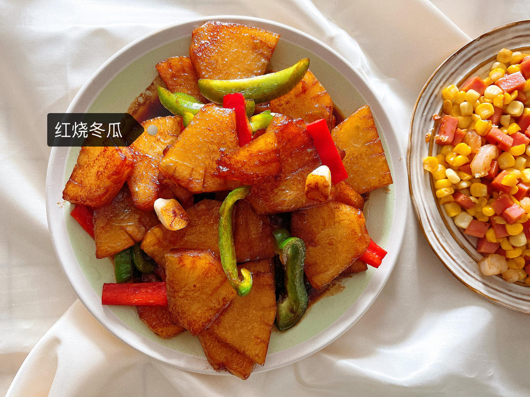 红烧冬瓜最完美做法，不加一滴水，瞬间秒杀红烧肉