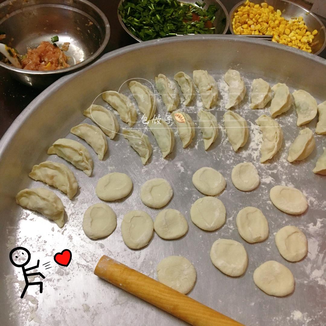 手工揉面三分钟，又韧又薄又好包的饺子皮