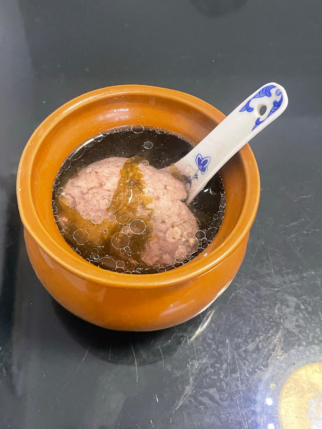 瓦罐紫菜肉饼汤｜老少皆宜 软嫩易消化 家常高蛋白快手炖汤