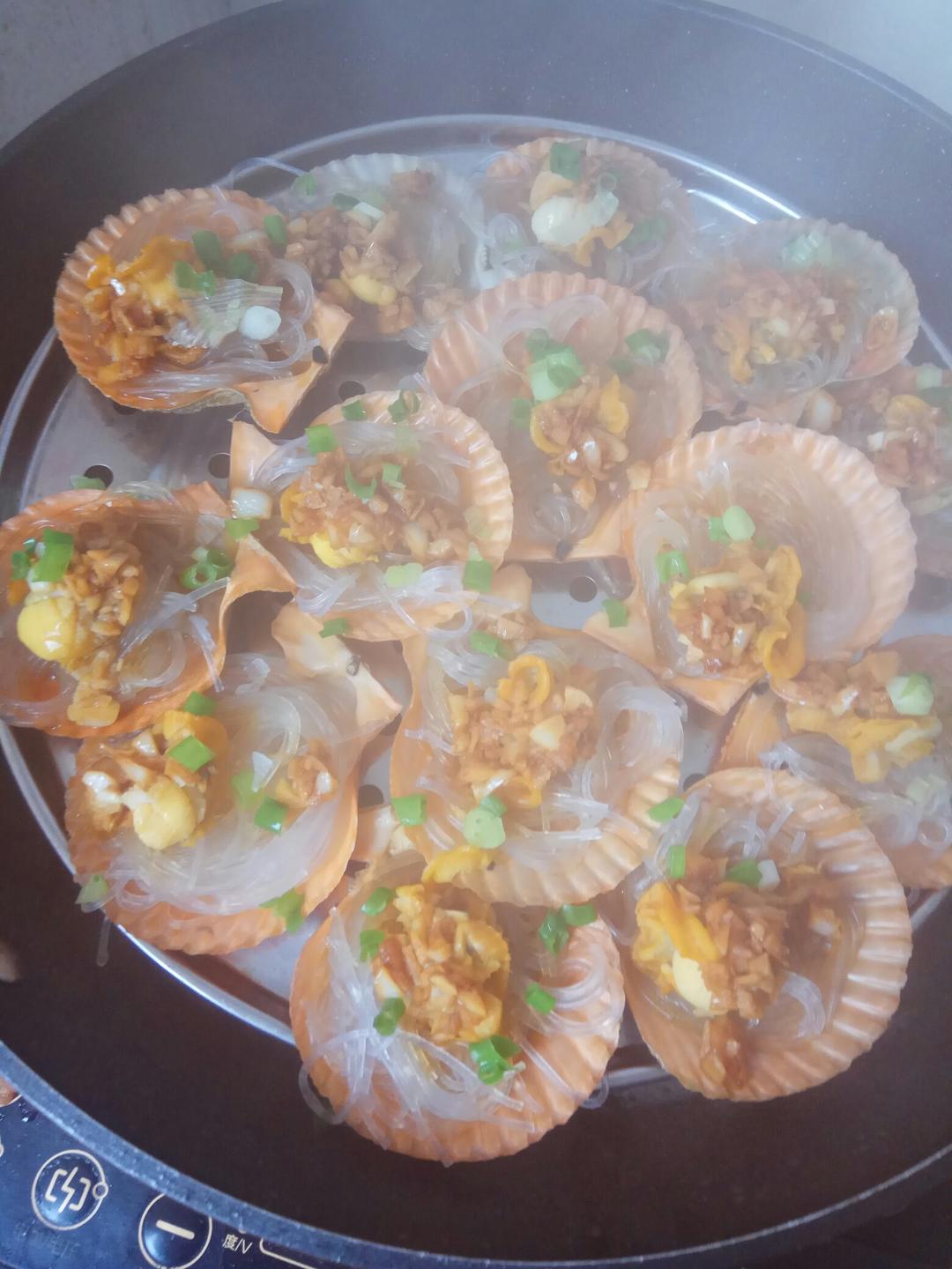 蒜蓉粉丝蒸扇贝