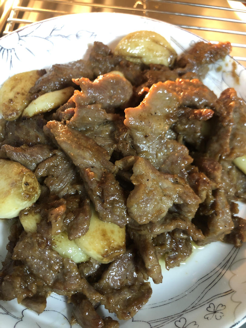 黑蒜子牛肉粒