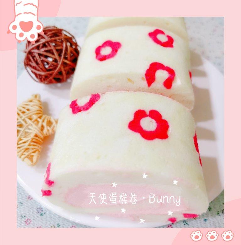 内外兼修的治愈系草莓天使蛋糕卷