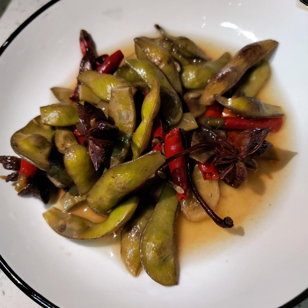 豪华版水煮毛豆