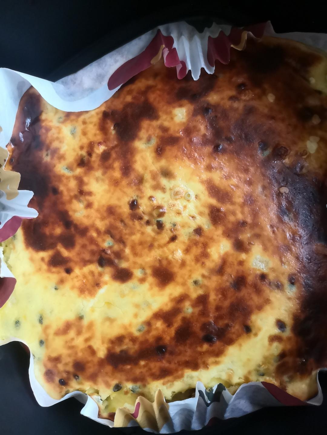 简易空气炸锅版香蕉酸奶蛋糕-网红食品