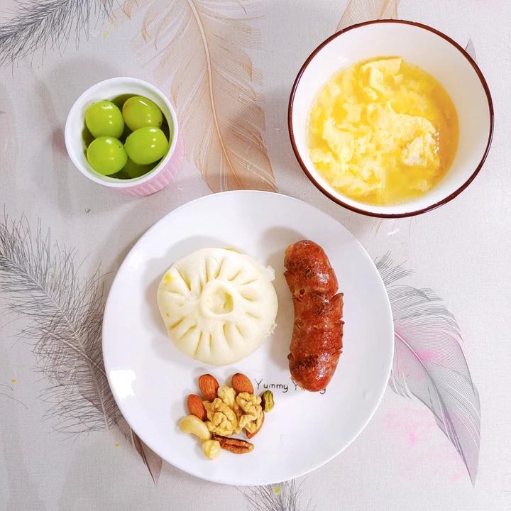 记录小学生营养早餐