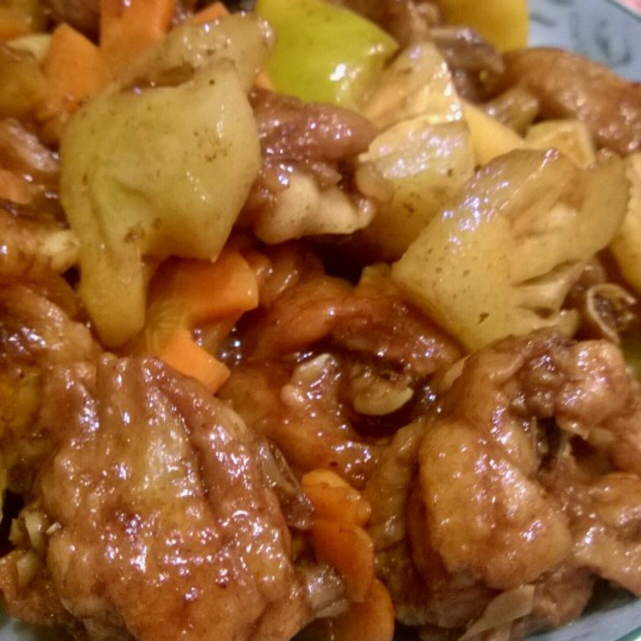 菠萝鸡翅