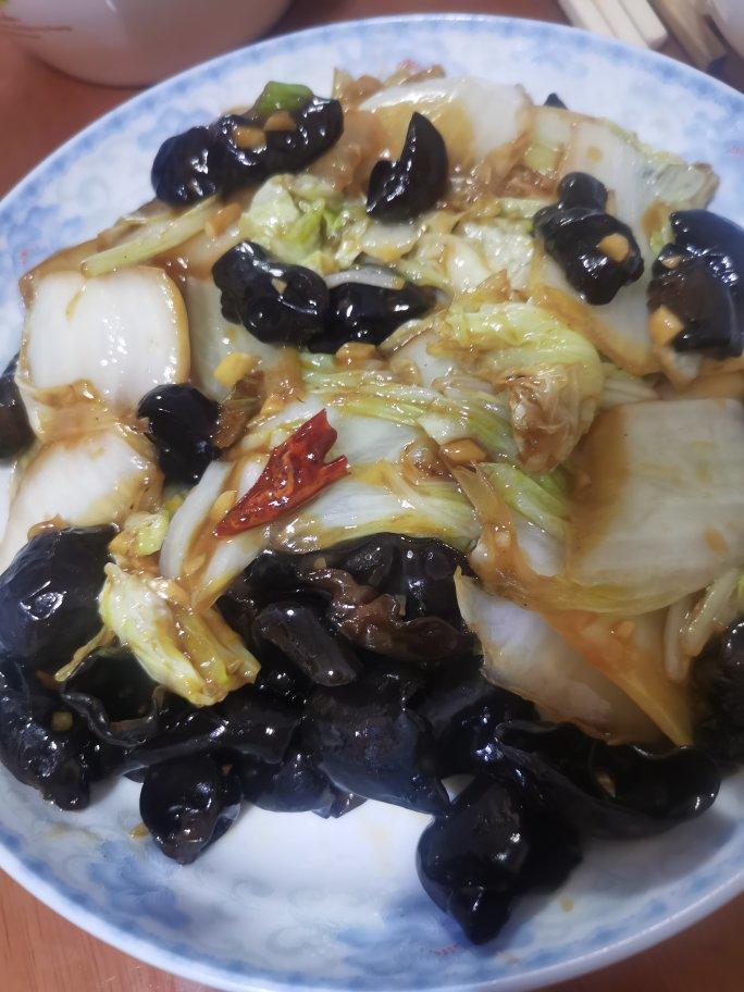 开胃下饭菜！醋溜白菜木耳
