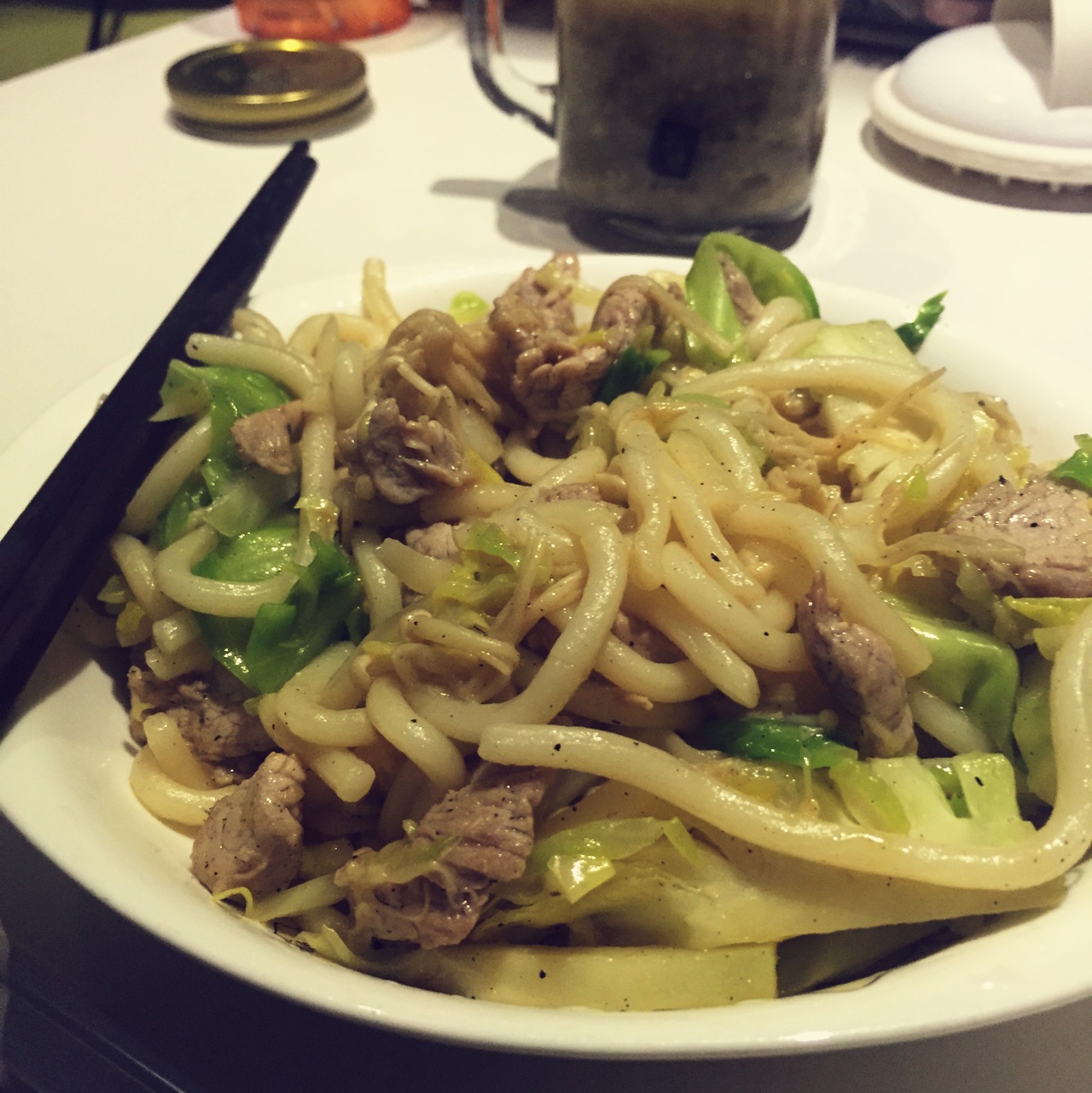 炒乌冬面