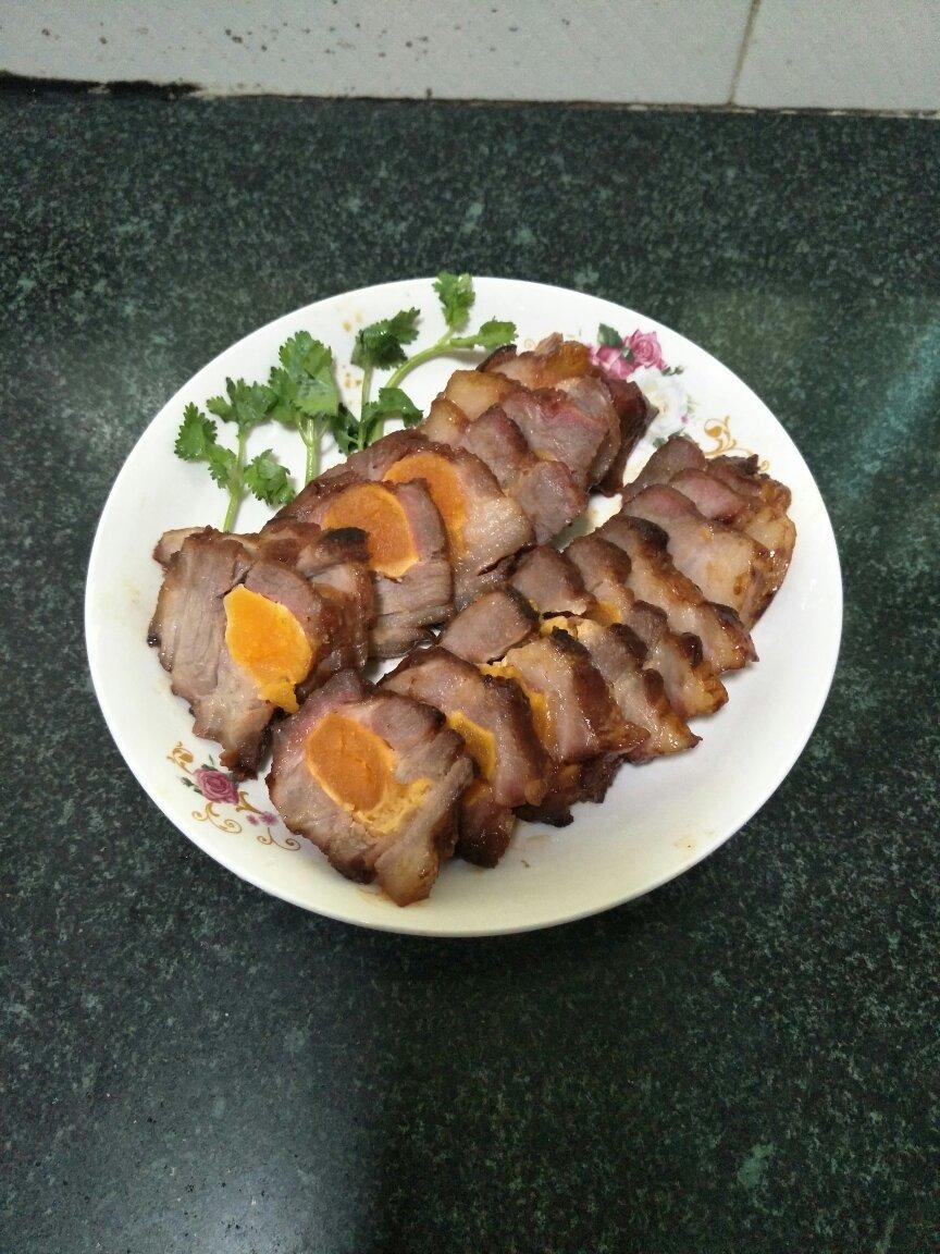 咸蛋叉烧肉（好吃得爆炸）