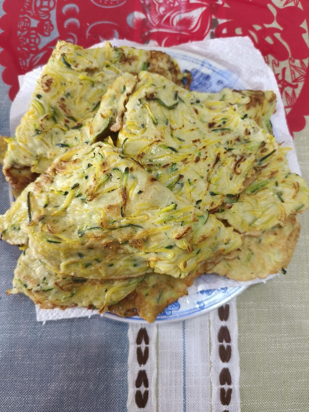 简单快手蔬菜鸡蛋煎饼