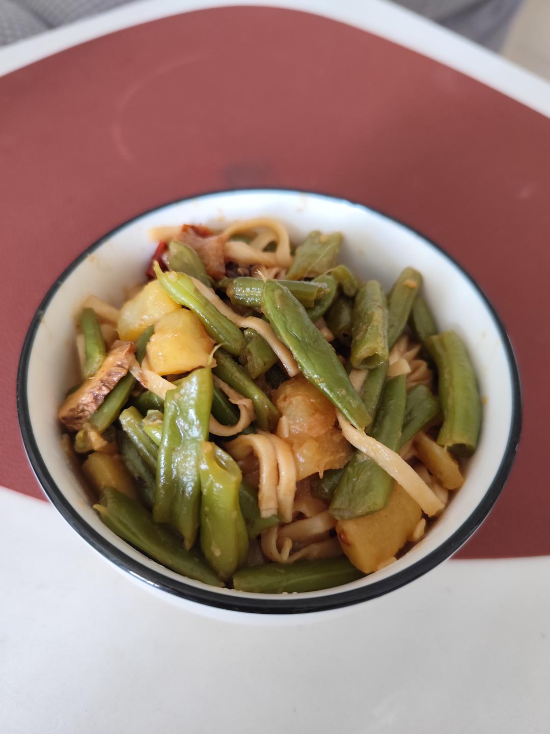 豆角焖面(附带挂面版)