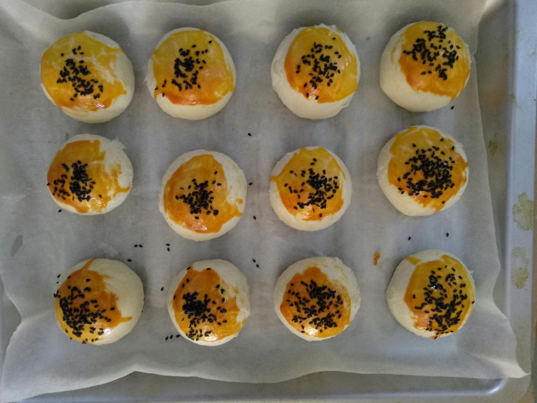 肉松麻薯蛋黄酥💕