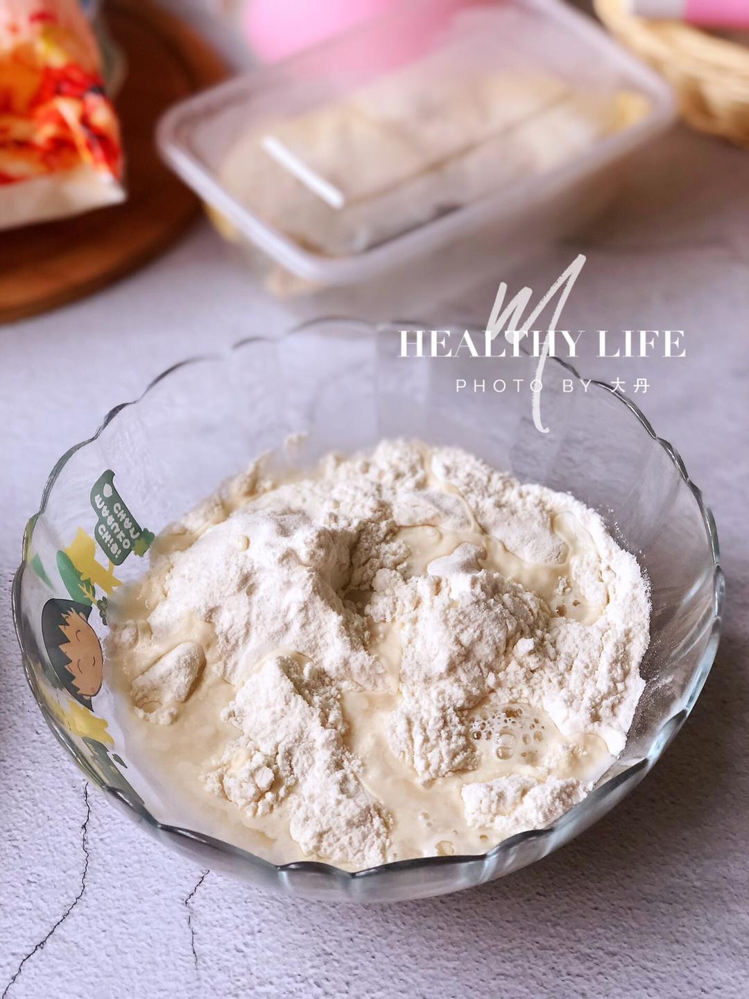 纯奶手撕吐司的做法 步骤1