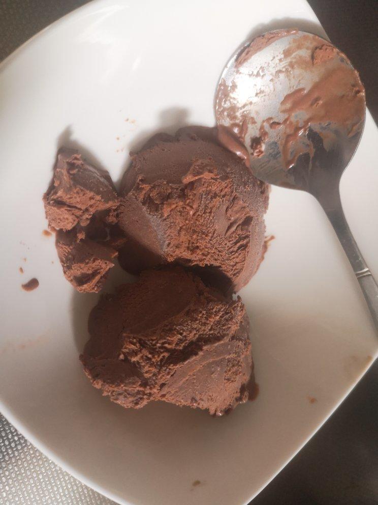 巧克力冰淇淋（无蛋无冰渣、免搅拌、消耗淡奶油）Choco Ice Cream