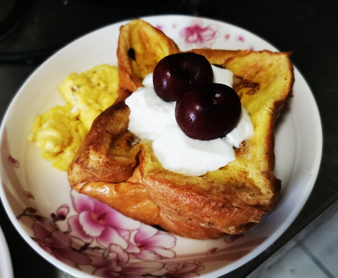 隔夜法式厚切吐司（早餐系列）