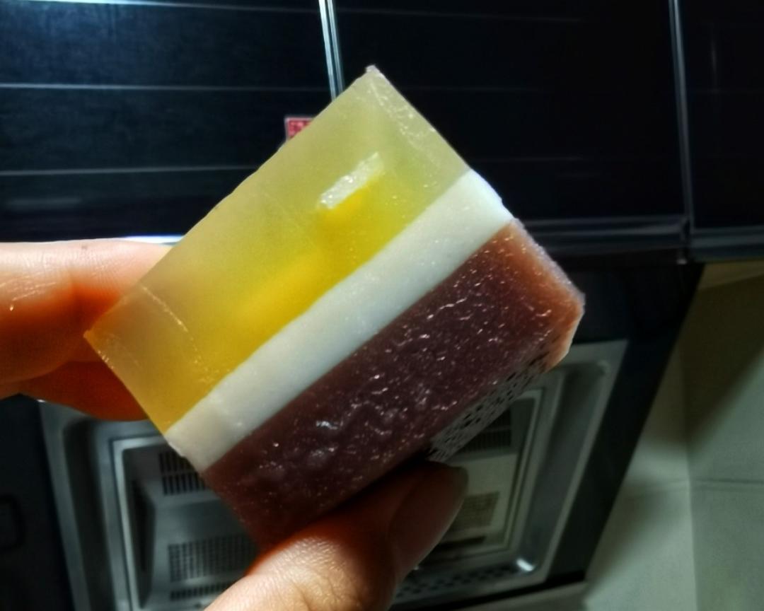 红豆沙椰汁马蹄糕