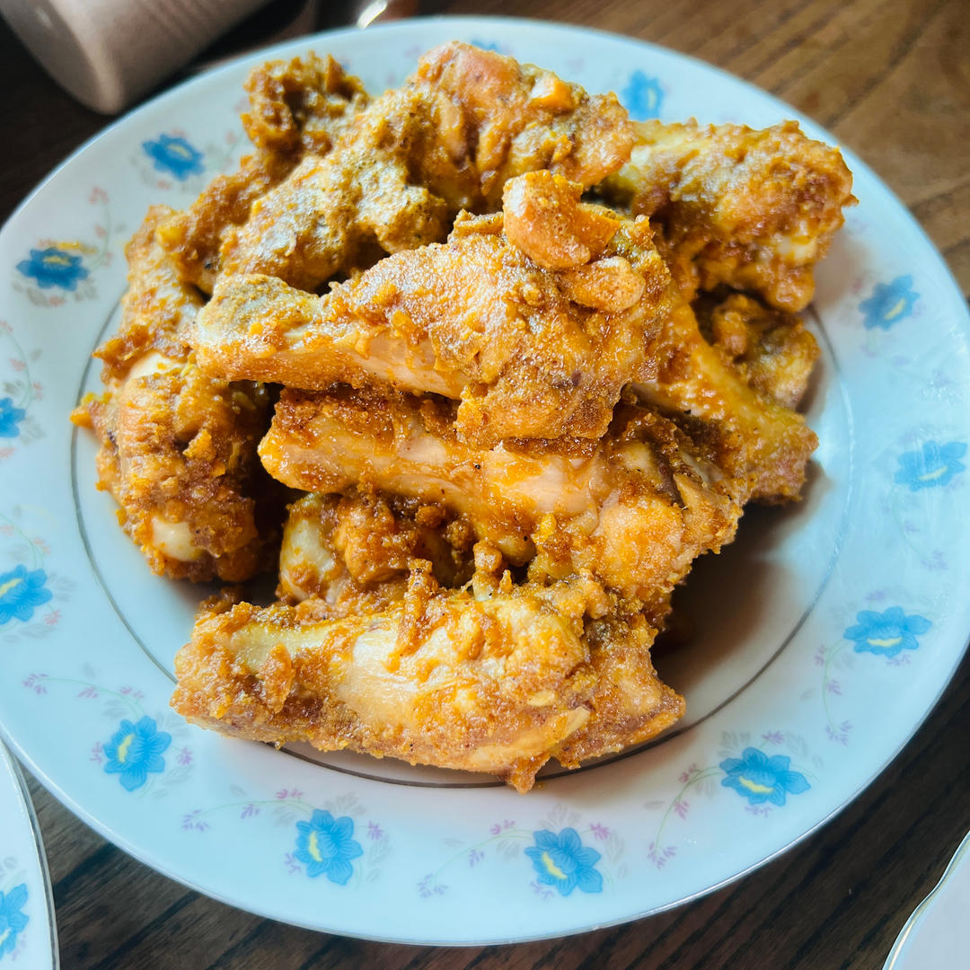 金沙鸡翅【咸蛋黄焗鸡翅】
