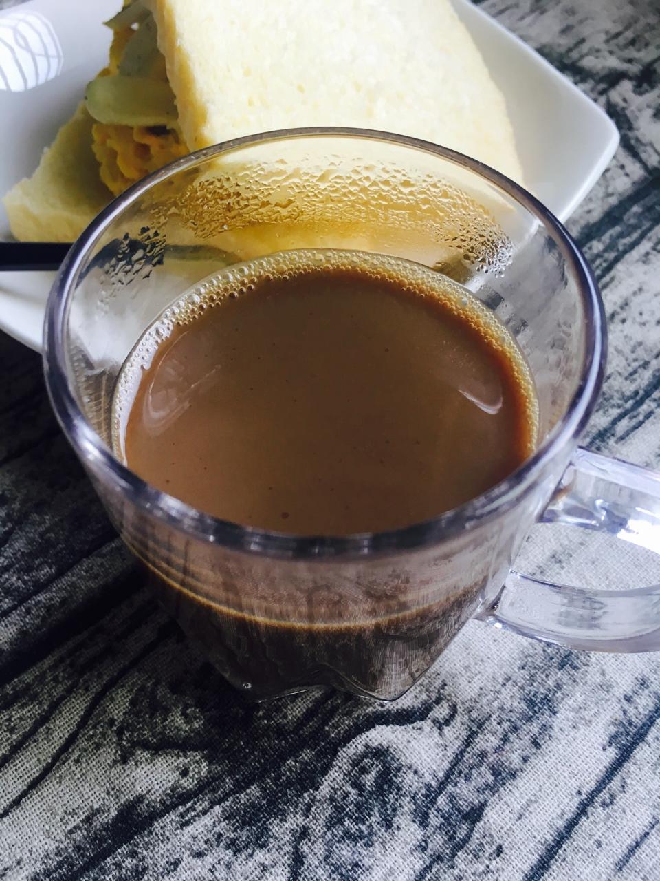 sharon蓝9911做的豆乳咖啡