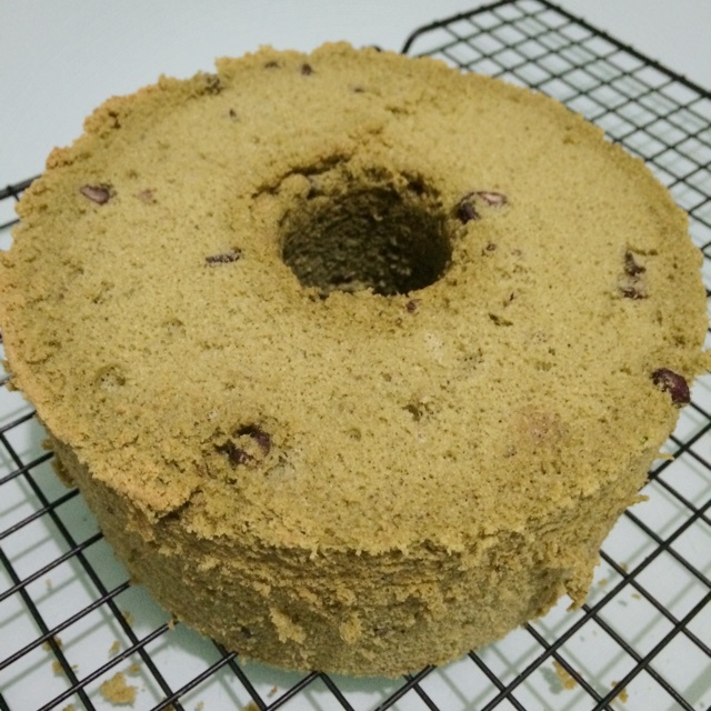 抹茶蜜豆戚风