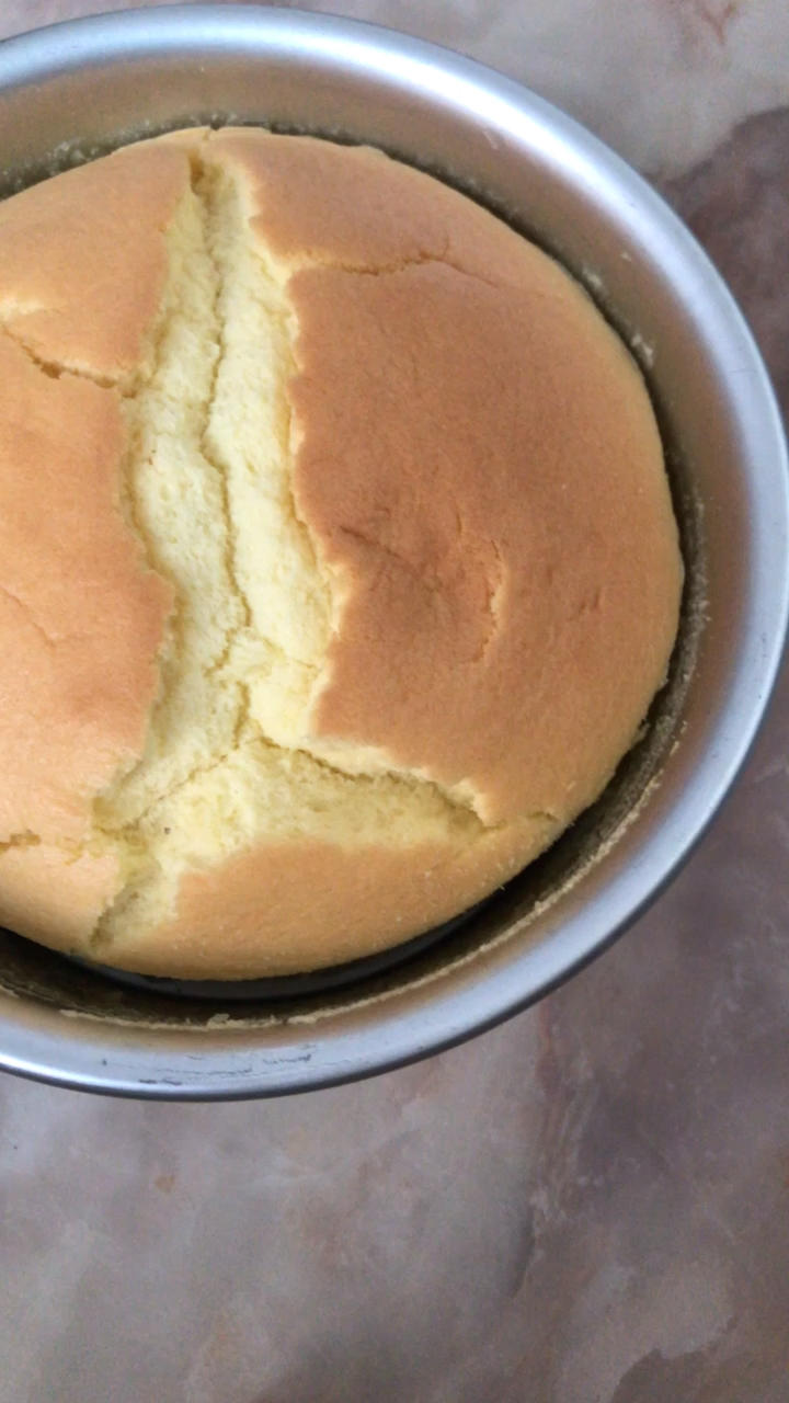 6寸戚风模具做古早蛋糕