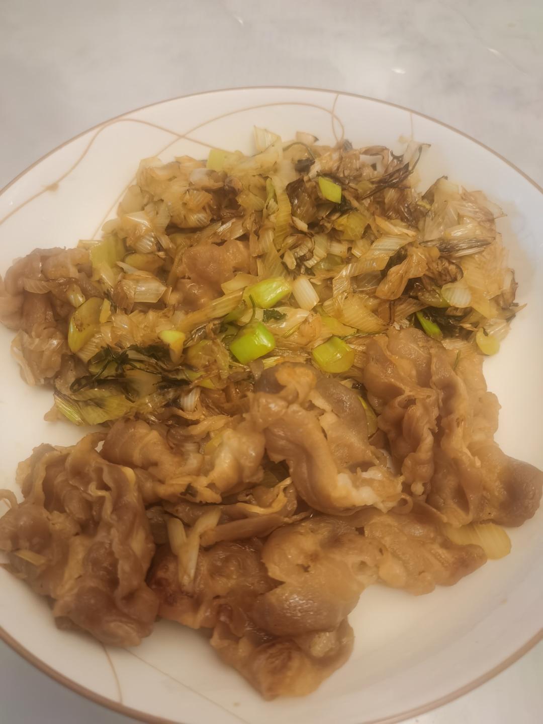 下饭神器🙋大葱羊肉卷