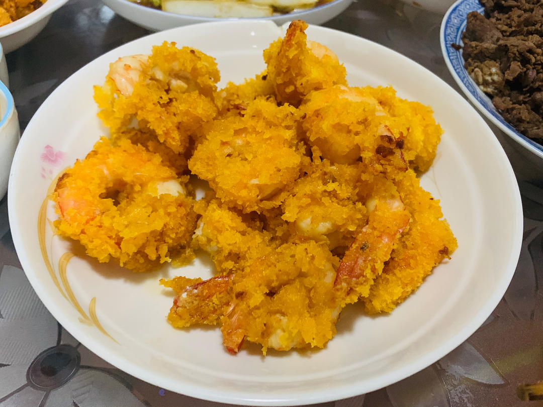 面包糠炸虾