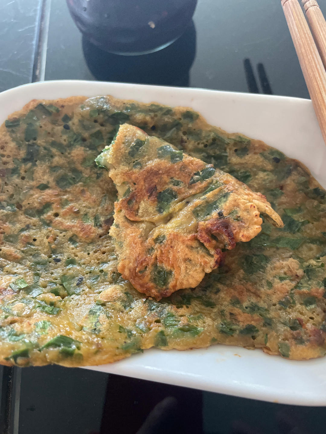 韭菜鸡蛋饼
