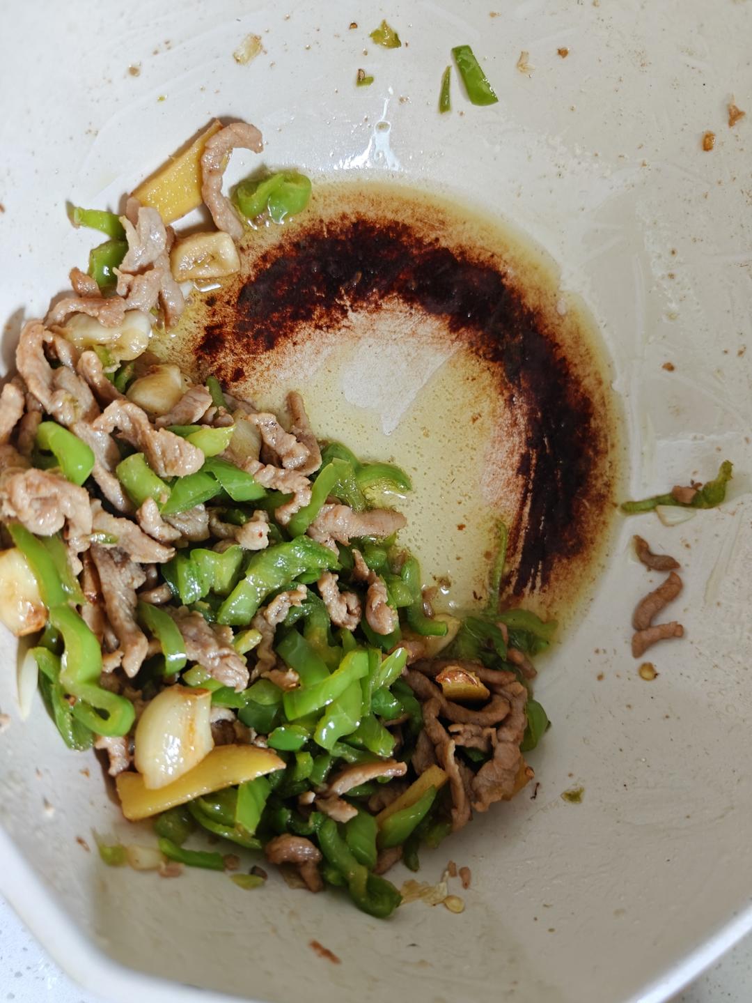 ‼️好吃到舔盘的青椒肉丝盖浇饭
