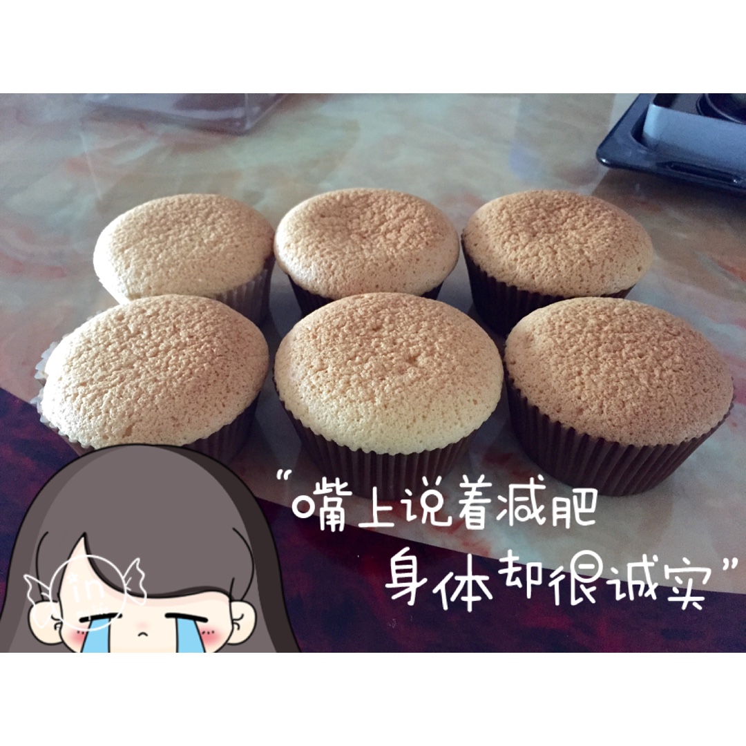 海绵纸杯蛋糕
