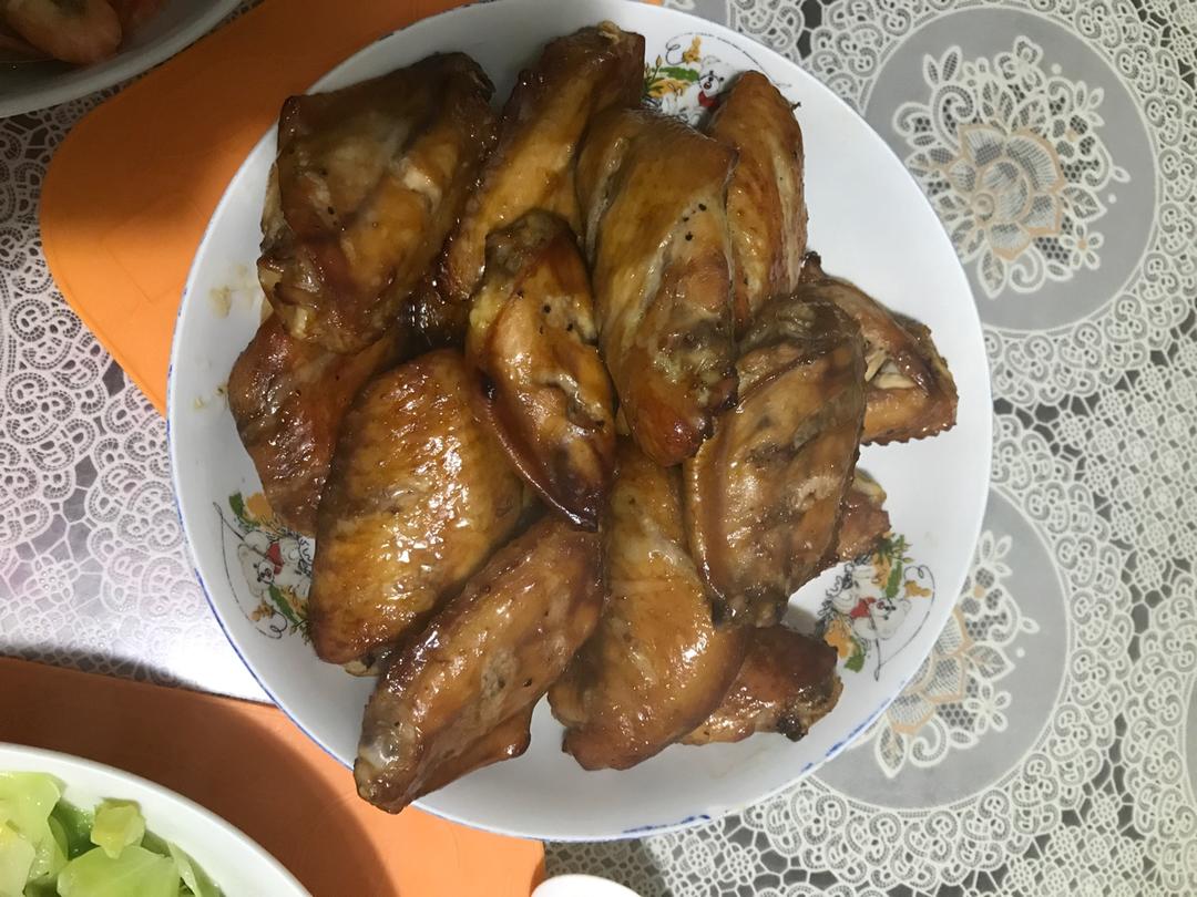 蜜汁鸡翅 Honey Coated Roast Chicken Wings