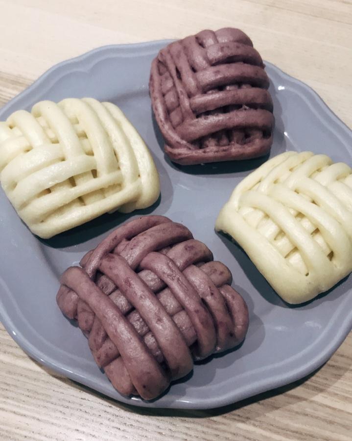 抹茶红豆包