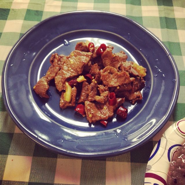 小炒牛肉