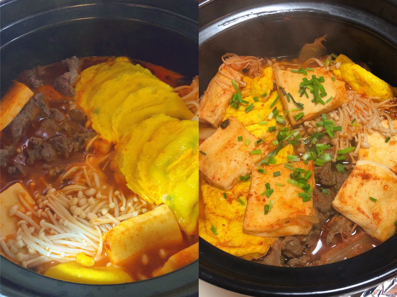 韩式辣白菜牛肉锅的做法