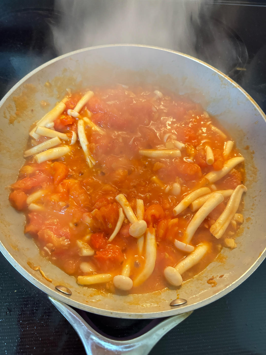 超级简单又营养的“番茄鸡蛋肥牛烩饭” 孩子的最爱的做法 步骤6