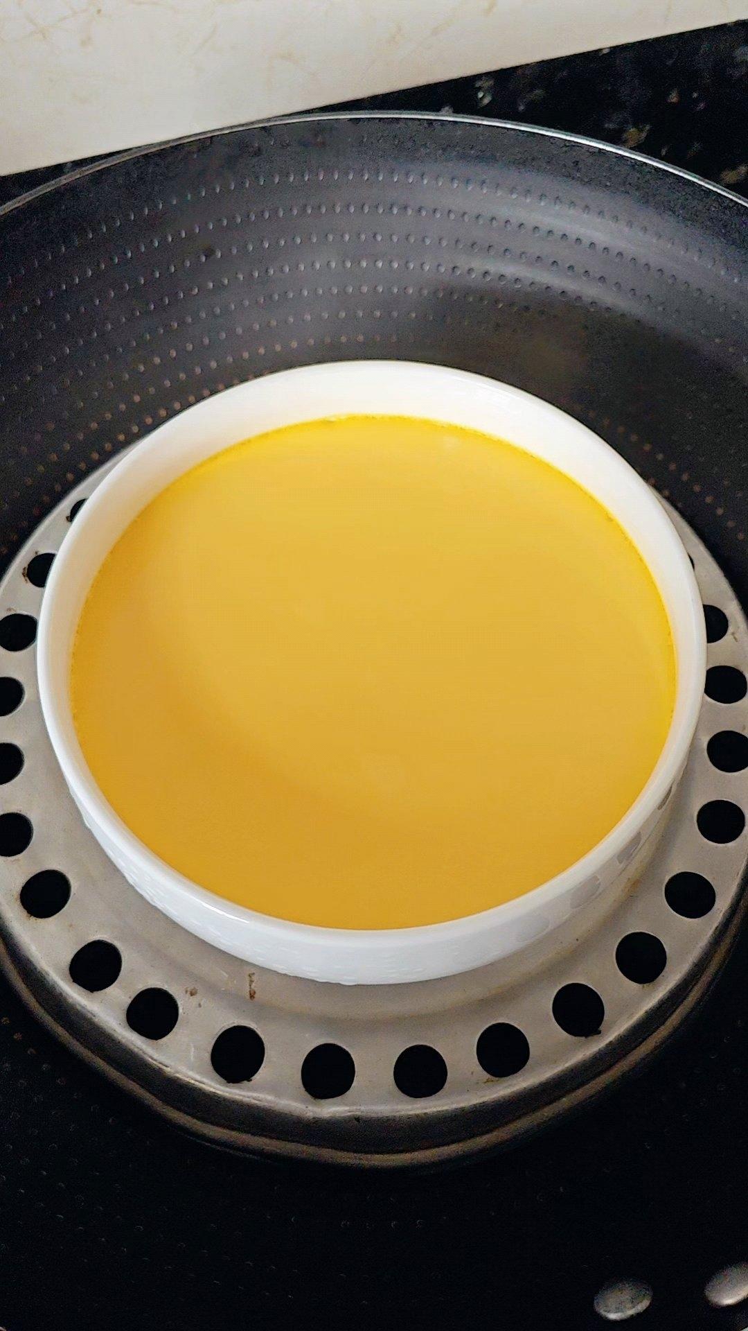 超滑嫩的鸡蛋蒸虾仁