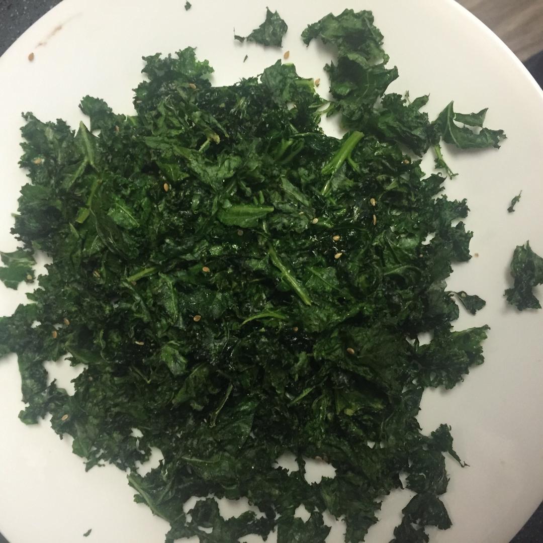 超级零食Kale chips羽衣甘蓝脆片