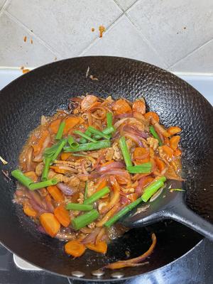 韩式辣炒猪肉八爪鱼的做法 步骤9