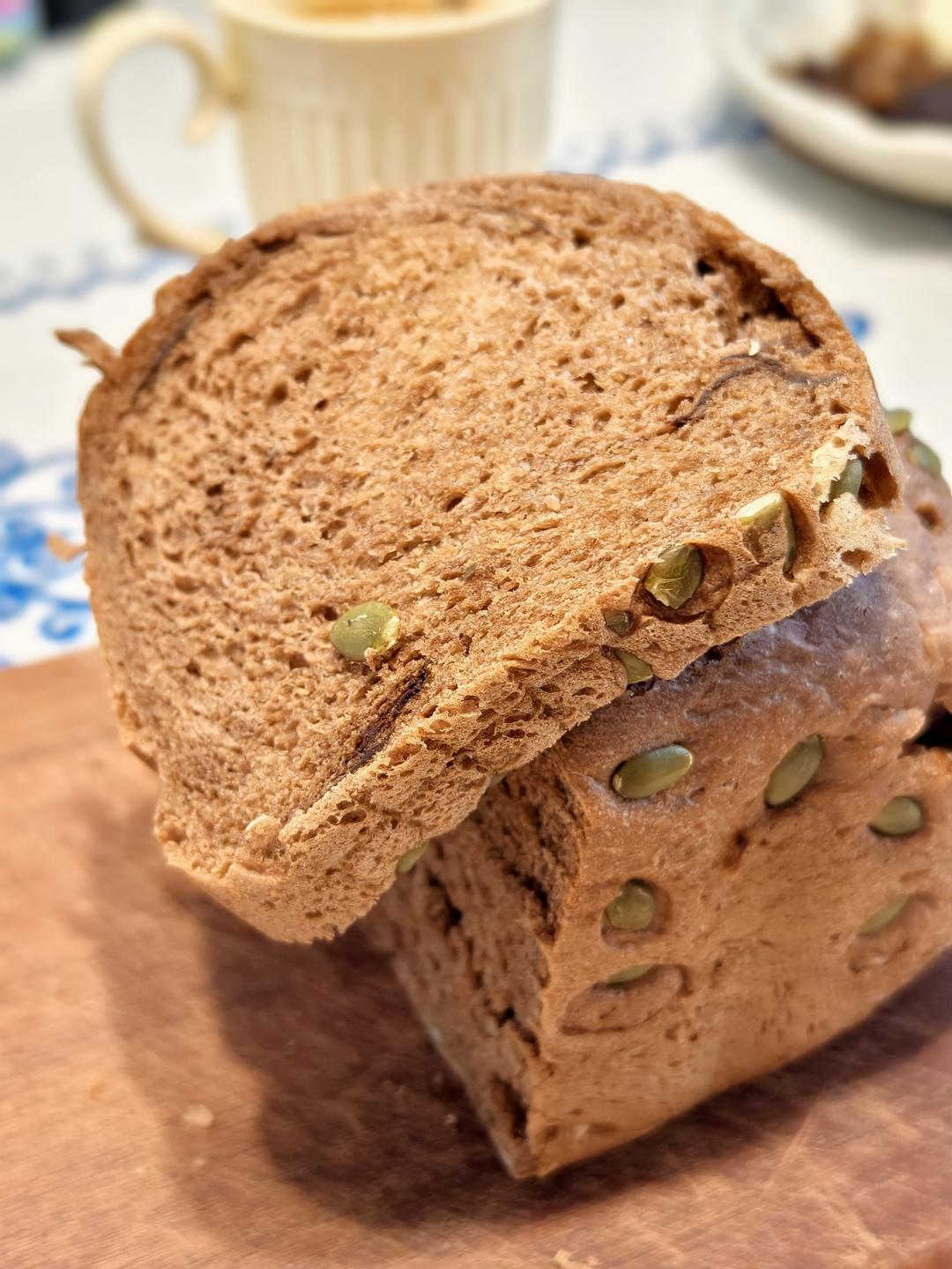 全麦香蕉酸奶吐司（飞利浦面包机版）