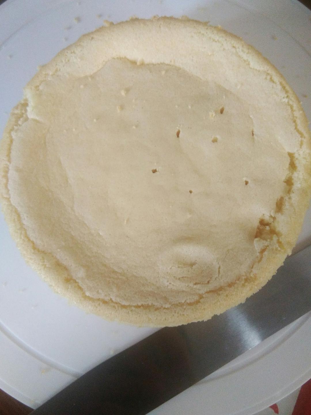 六寸戚风蛋糕