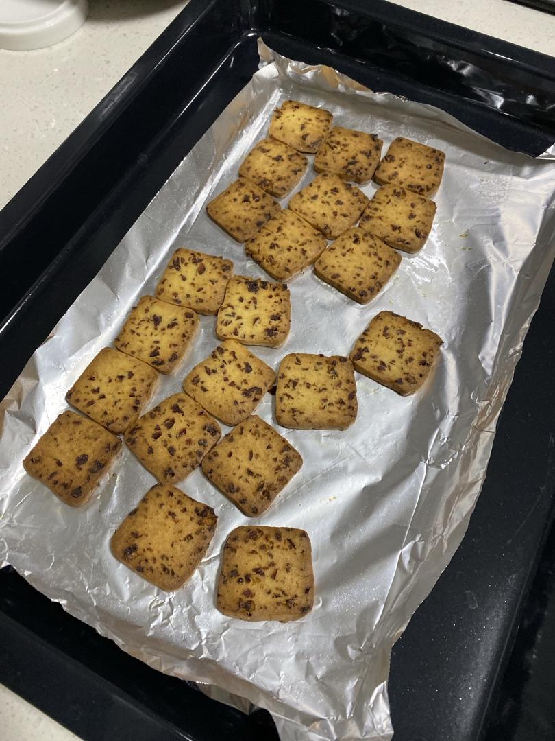 蔓越莓饼干——少油少糖中筋面粉