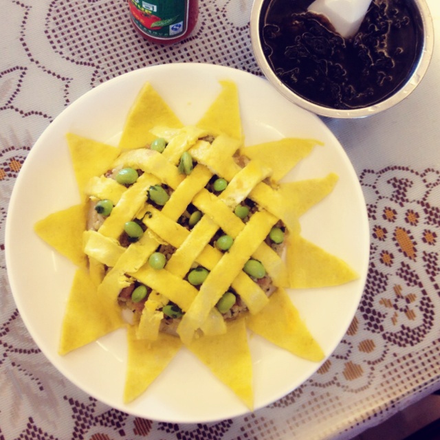 向日葵肉丁炒饭