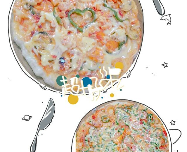 免烤箱披萨的做法