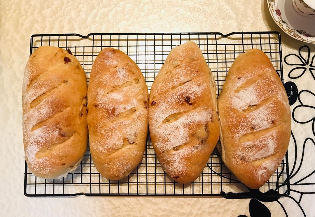 全麦红糖桂圆软欧包