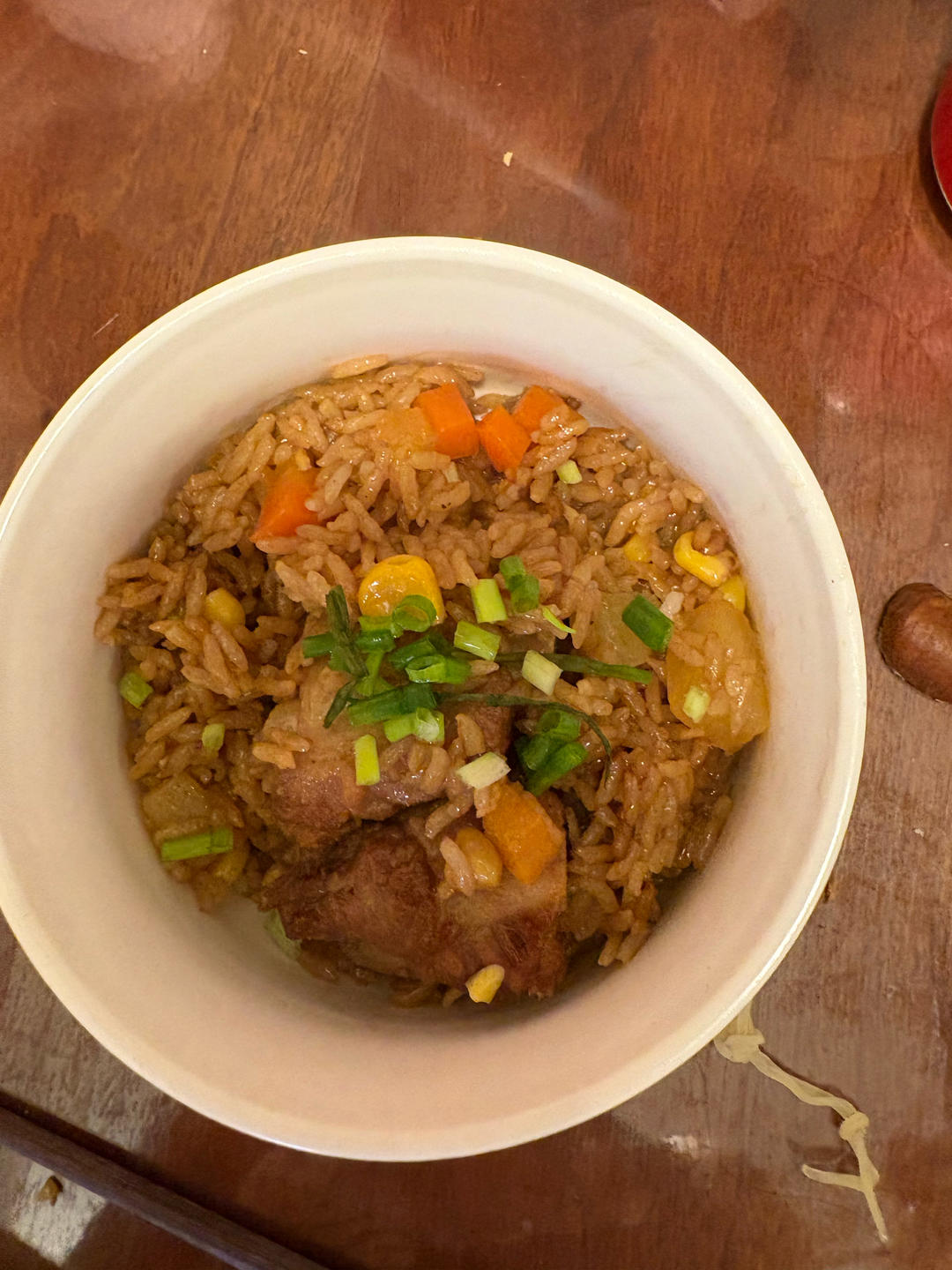 【排骨焖饭】