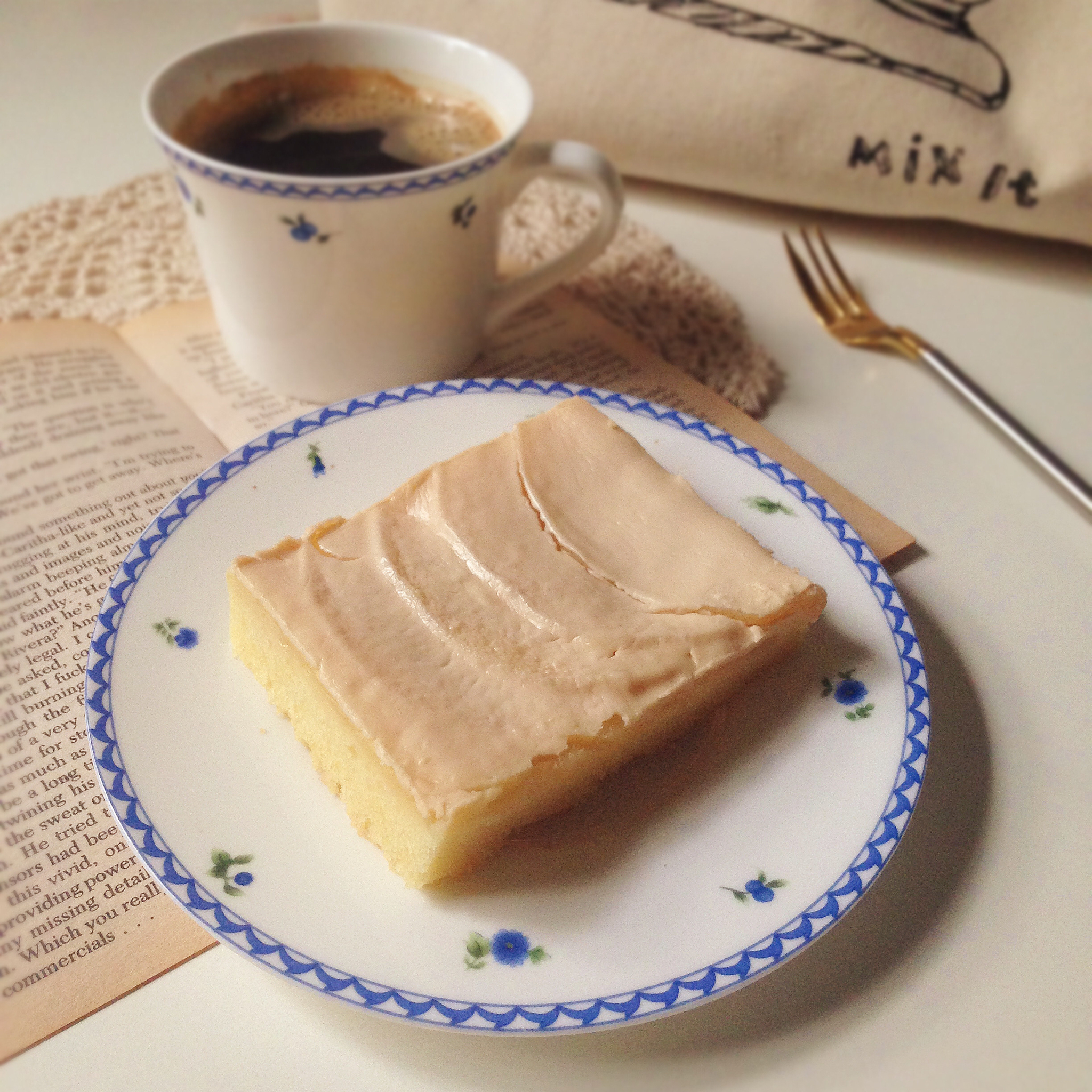 苹果酸奶油磅蛋糕